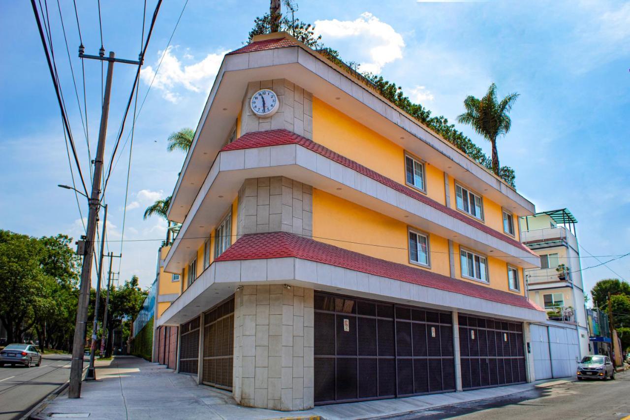 La Casa Del Reloj Hotel Kota Meksiko Bagian luar foto