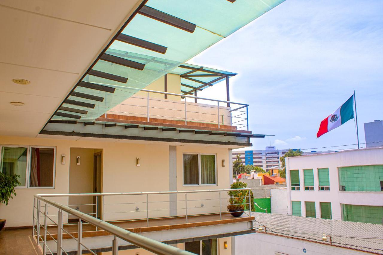 La Casa Del Reloj Hotel Kota Meksiko Bagian luar foto